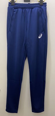 = 威勝 運動用品 = Asics 男運動針織長褲 (丈青) 2033B120-401