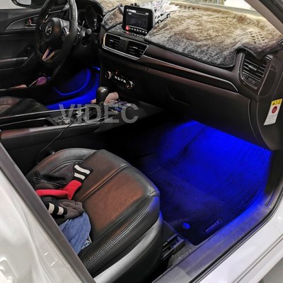 威德汽車 MAZDA3 實車安裝 LED 氣氛燈 SMD LED 軟燈條 5050 三晶發光 CX5 M3 M6 馬三