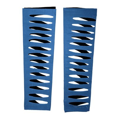 [美國瘋潮]正版WWE Jeff Hardy Royal Blue Arm Sleeves 皇家藍色造型腕套袖套特價