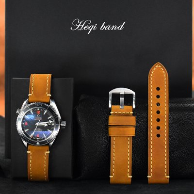 現貨手錶配件錶帶源頭廠家定制 頭層牛皮瘋馬皮錶帶 適用三星S3 華為華米GT2手錶帶