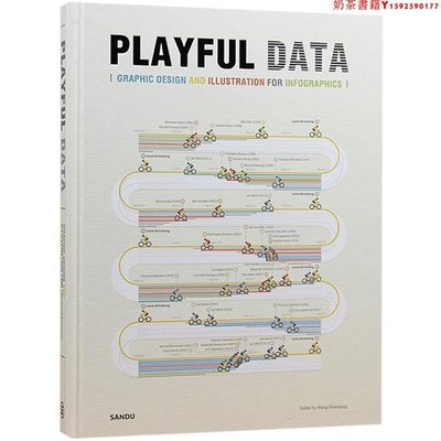 【預售】Playful Data 好玩的數據信息圖與數據可視化設計 藝術平面設計書籍·奶茶書籍