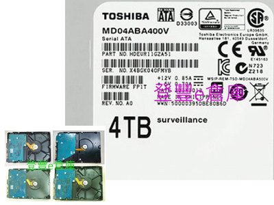 【登豐e倉庫】 F654 Toshiba MD04ABA400V 4TB SATA3 當機重開 救主板 救資料