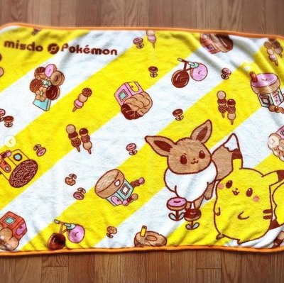 ::: i-MelOn in JP :::【現貨】日本Mister Donut x 寶可夢Pokemon聯名 限定小毛毯