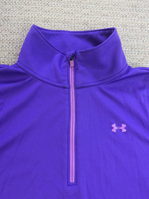 under armour UA 紫色長袖運動T-shirt 單車衣 女生長袖運動衣 XS號