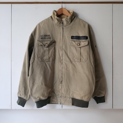 【米倉】二手男裝「古著vintage復古」棒球外套夾克外套/飛行員夾克軍裝外套