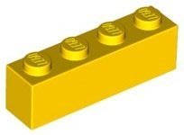 [香香小天使]LEGO 樂高 3010 301024 Bright Yellow Brick 1x4 黃色 基本磚-二手