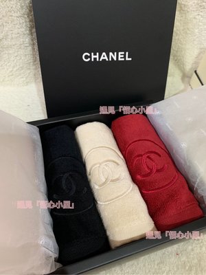 現貨 全新Chanel香奈兒 限量三件毛巾組 方巾組 禮盒組 旅行組 保養組 試用組 滿額禮