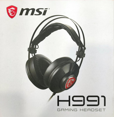 MSI H991 GAMING HEADSET 專業電競耳機