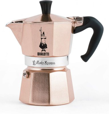 義大利 Bialetti Moka Express 摩卡壺 3人份 玫瑰金 經典摩卡壺 (MOKA) 咖啡壺 現貨