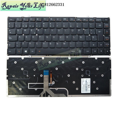 電腦零件適用 LENOVO聯想Yoga 2 13 YOGA2 13 yoga2 pro 13背光鍵盤SP筆電配件