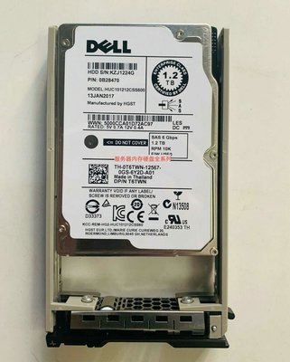 DELL R710 R720 R730 R740原裝伺服器硬碟 1.2T 10K  SAS 2.5寸