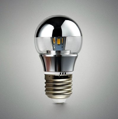 【威森家居】G45 半反射水銀電鍍燈泡 E27 E14 LED 節能簡約吸頂燈吊燈壁燈陽台復古工業風 L170201