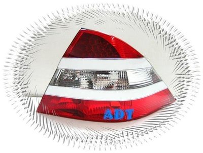 ~~ADT.車燈.車材~~賓士 S320 S350 W220 仿W221 LED紅白晶鑽黑線條尾燈