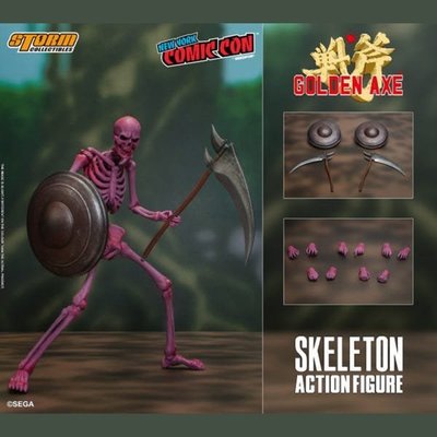 金錢貓雜貨 全新Storm Collectibles 1/12 特別版 NYCC 2020 戰斧 骷髏 Skeleton