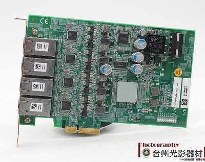 PCIe-PoE4+ Rev. A4 採集卡 PCIE-POE4+ 四口網卡 視頻採集卡