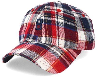 當日寄出[現貨] 英國代購 美國New Era 9FORTY 波士頓紅襪 格紋棒球帽 紅色