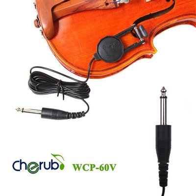 【老羊樂器店】Cherub WCP-60V 調音夾 拾音夾 小提琴專用型
