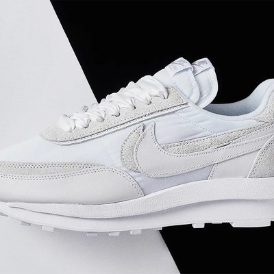 花田NIKE x SACAI LD Waffle WHITE Nylon 全白純白BV0073 101 | Yahoo