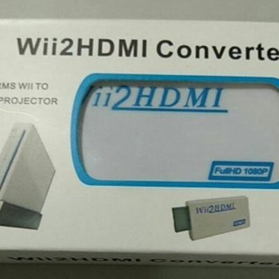 Wii  Wii AV轉HDMI高清轉換器 HDMIi轉接器高清輸出