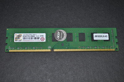 Transcend 創見 DDR3-1600 4G JM1600KLH-4G CL11 桌機記憶體 雙面 原廠終保