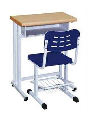 【上丞辦公家具】台中免運 680-6A 單人上課桌 上課椅 培訓桌 課桌 學生桌 補習班 學生上課桌 書桌 寫字桌