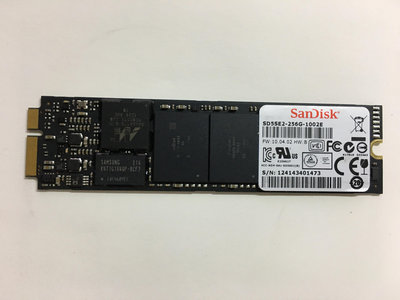 電腦雜貨店→Asus UX21A UX21E UX31A UX31E SSD 固態硬碟 SanDisk SD5SE2-256  二手良品 $500