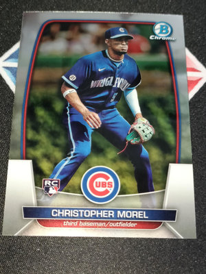 2023 Bowman Chrome CHRISTOPHER MOREL Base #71 Rookie RC Chicago Cubs CHME