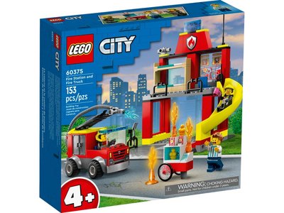 【樂GO】 樂高 LEGO 60375 消防局和消防車 城市系列 消防員 消防隊 城市系列 積木 玩具 禮物 樂高正版