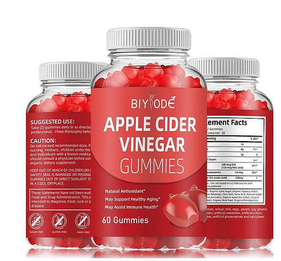 【元氣少女代購店】 現貨蘋果醋軟糖 Apple Cider Vinegar gummies 大蘋果