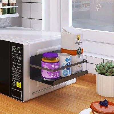 現貨熱銷·磁吸冰箱架廚房用品單雙層磁吸冰箱架置物架洗衣機烤箱吸側收納架 中大號尺寸議價哦