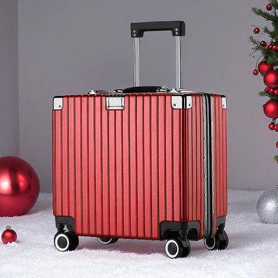 行李箱18寸登機箱ins新款20寸鋁框行李箱男旅行拉桿箱小型大容量萬向輪旅行箱