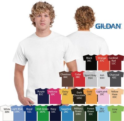 Gildan美版2000系列 台灣經銷商( 美國授權販售) 全素面空白T恤