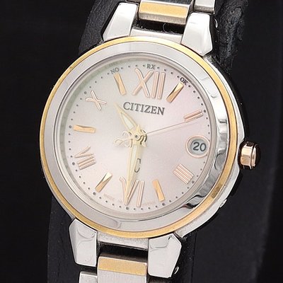 【精品廉售/手錶】Citizen XC星辰 光動能電波女腕錶**H058-T016553*美品*日本精品*附原廠盒