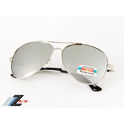 ※視鼎Z-POLS 金屬質感銀設計款※帥氣風格水銀鏡面黑 頂級寶麗來偏光UV400太陽眼鏡，全新上市!