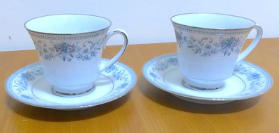 日本 Noritake 咖啡杯組 2杯2盤 下午茶必備首選 早期收藏出清 MADE IN JAPAN