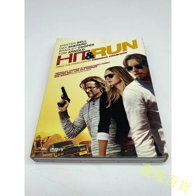 高清 電影 逃脫 Hit and Run (2012) 喜劇動作電影 高清碟片 盒裝 DVD 鑫隆百貨