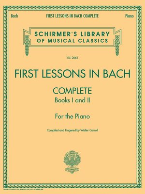 【599免運費】Bach：First Lessons in Bach, Complete【HL50486403】