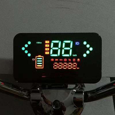 電摩T1儀表60祖瑪改裝小龜王LED8藍莓大疆液晶表H1顯示屏