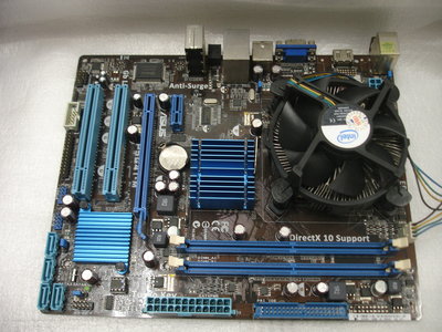 【電腦零件補給站】華碩P5G41T-M主機板 + Intel Core 2 Duo E6600 3.06GCPU含風扇