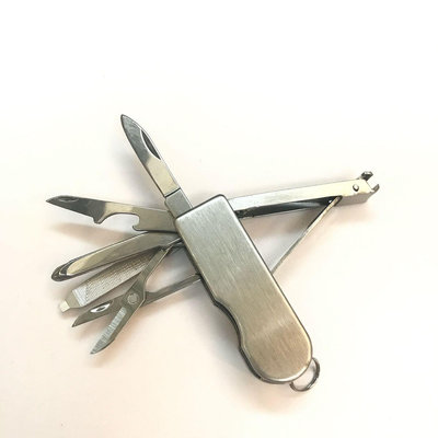 多功能指甲剪 瑞士刀 輕巧好攜帶 不鏽鋼迷你工具組合