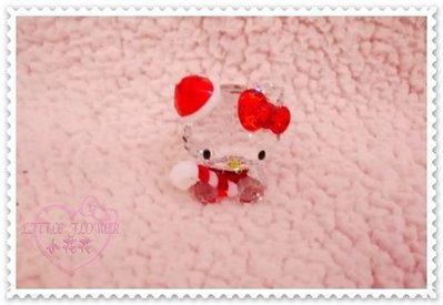 ♥小花花日本精品♥ Hello Kitty kitty限定款聖誕公仔造型聖誕節水晶球