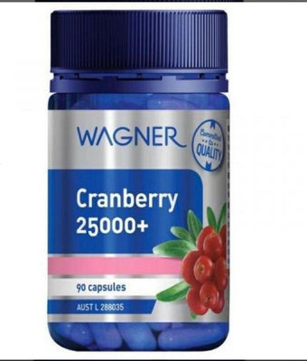 澳洲 Wagner 蔓越莓90錠