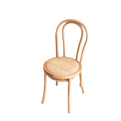 藤椅索耐特thonet美式法式復古實木中古家用餐廳靠背椅子藤編餐椅滿減 促銷 夏季