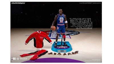 金錢貓雜貨 全新 ENTERBAY 1/6 NBA 1993年 全明星賽 Michael Jordan 麥可喬丹