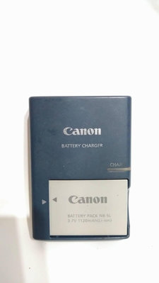 CANON CB-2LX NB-5L 原廠電池用充電器 贈原廠電池