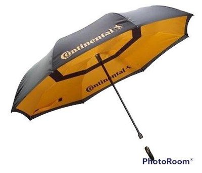 【限量全新】德國馬牌 Continental 反向專利傘 專利反向傘 雙層傘 雨傘 雙層不濕身反向傘 一秒瞬收二折反向傘