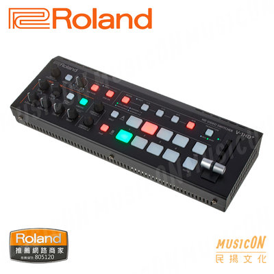 【民揚樂器】導播機 Roland V1HD+ 視訊 4軌HDMI+音量控制 高清視頻切換器