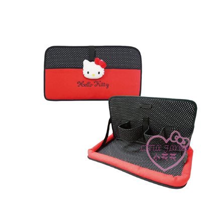 ♥小花花日本精品♥Hello Kitty 車用椅背置物架~3