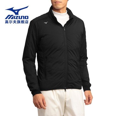 MIZUNO高爾夫男士新款羽絨馬甲外套 舒適保暖 簡約時尚E2ME1505