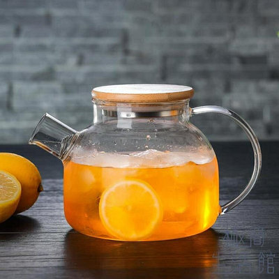 精選~冷水壺大容量涼水壺耐熱玻璃茶壺加厚家用果汁壺